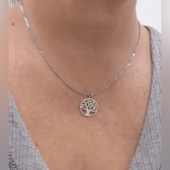 💥3for$28  New Bohemian Stainless Steel Tree of Life Cutout Pendant Necklace - Picture 5 of 8
